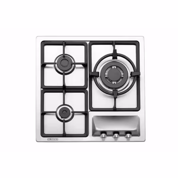 اجاق گاز رومیزی سه شعله مدل S-3551 استیل البرز