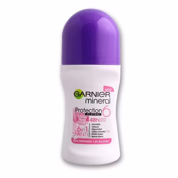 رول ضد تعریق گارنیر50میل زنانه مدلCOTTON FRESH