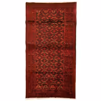 فرش دستباف قدیمی دو متری ترکمن