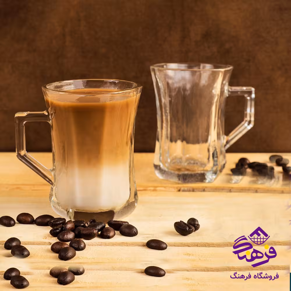 نیم لیوان موناکو دسته دار کادو کاوه (6دک)