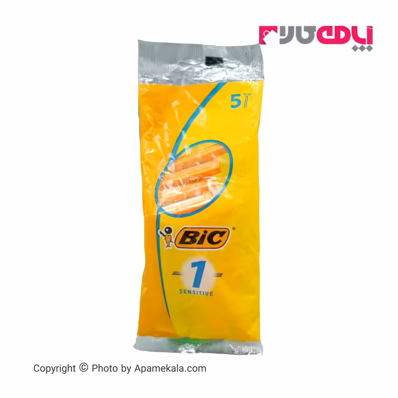 تیغ بیک Bic مدل Sensitive بسته 5 عددی