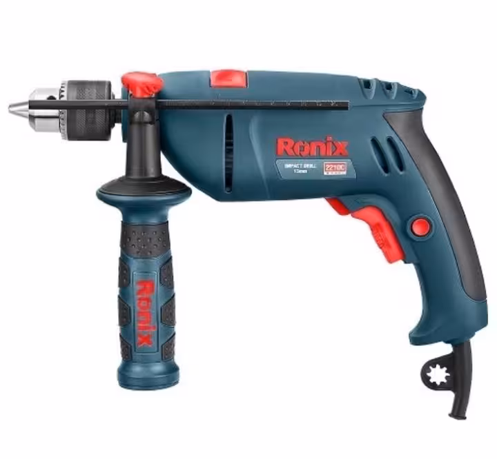 دریل 13 میلیمتر چکشی 810 وات رونیکس مدل 2210C