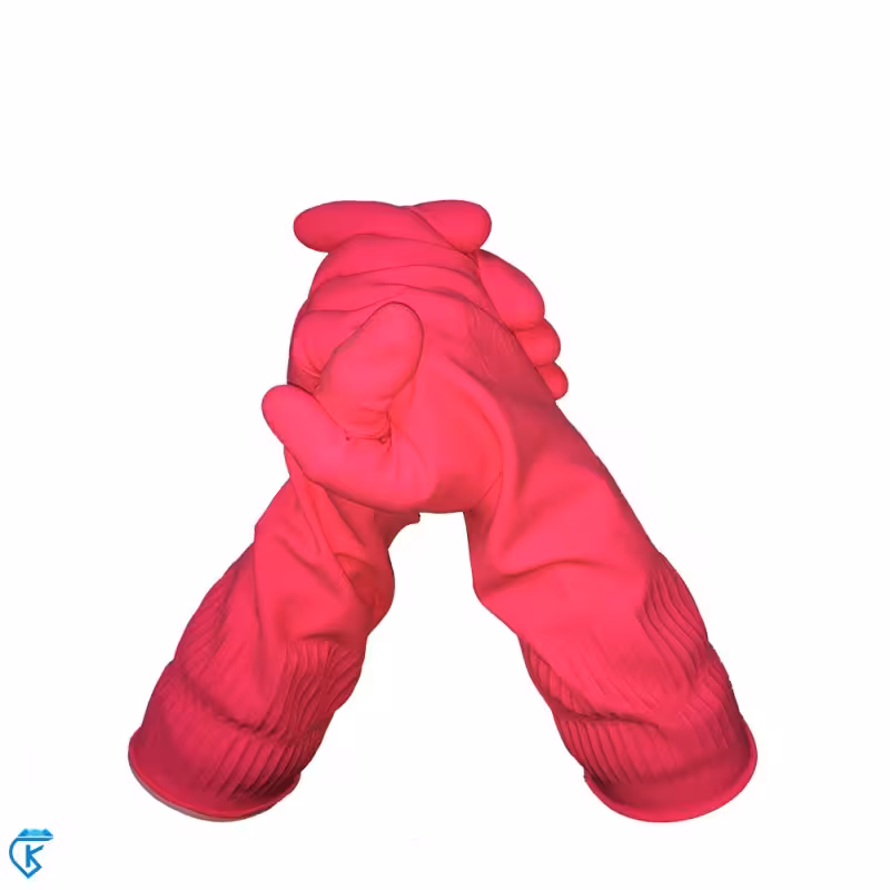 دستکش خانگی بلند سایز بزرگ گلبرگ