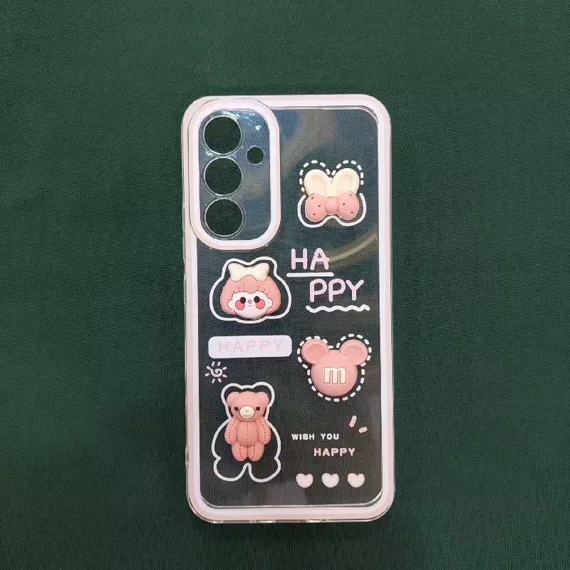 قاب ژله ای پشت شفاف عروسکی C سامسونگ A54