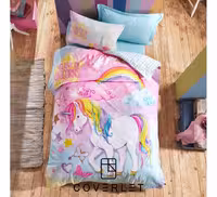 روتختی دخترانه صورتی طرح یونیکورن مدل Dream