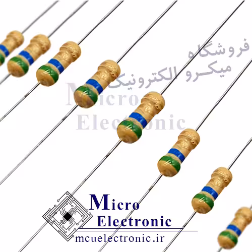 مقاومت 5٫6 اهم 1/4 وات بسته ی 50 عددی