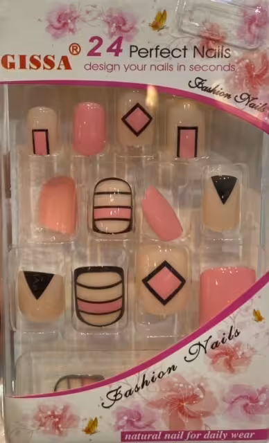 ناخن مصنوعی طرح دار نوجوانان