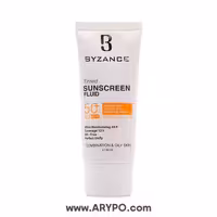 فلوئید ضد آفتاب رنگی بیزانس مخصوص پوست چرب  spf50