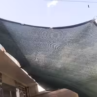 شید سایبان 80درصد 6در8 دور دوزی شده با حلقه نصب