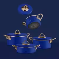 سرویس قابلمه لعابی 8 پارچه neva کد 2979