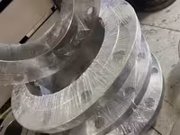 فلنج گلودار 10 اینچ استنلس استیل ریس فیس  رده 40 کلاس 150  از جنس A SA182/F304 304L