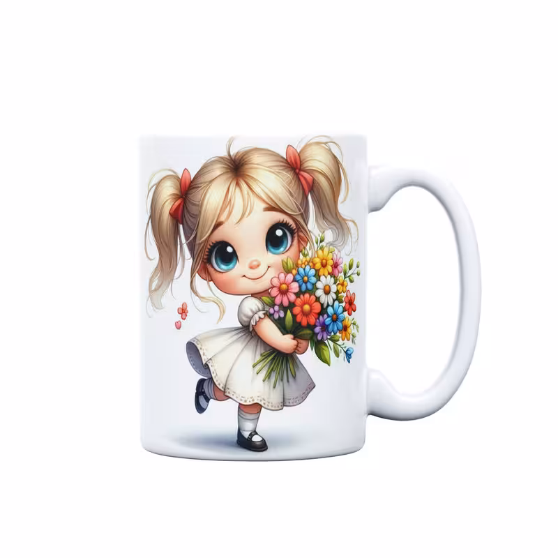 خرید ماگ-لیوان  دخترونه  عروسکی کد 107