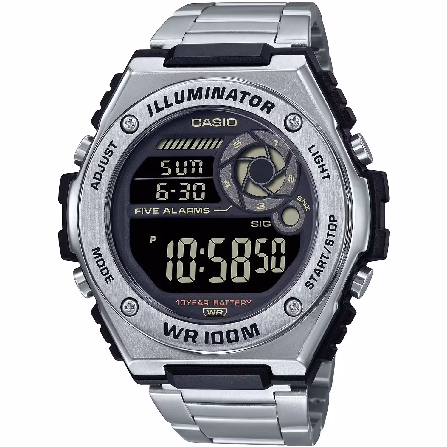 ساعت مردانه کاسیو مدل CASIO -MWD-100HD-1BVDF