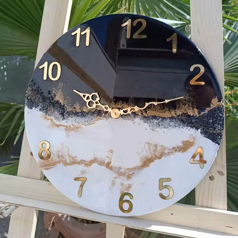 ساعت دیواری  رزینی شیک وجدید قطر40