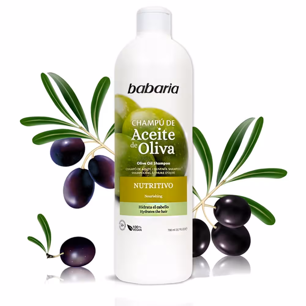 شامپو مو سر باباریا مدل Olive Oil حجم 700 میلی لیتر