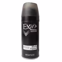 اسپری بدن مردانه اگزیت مدل  Black Afgano حجم 150 میلی لیتر