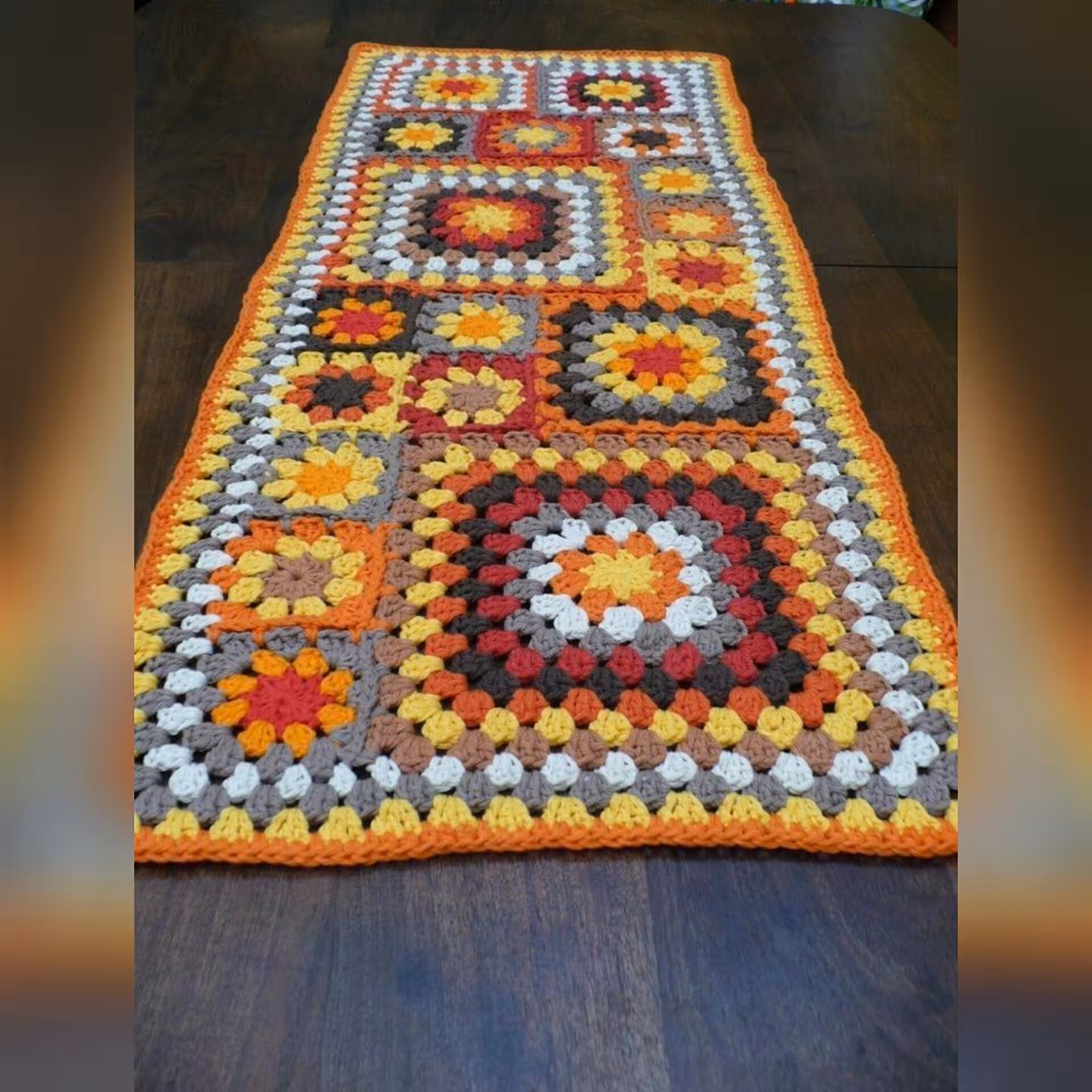 رومیزی(رانر) قلاب بافی