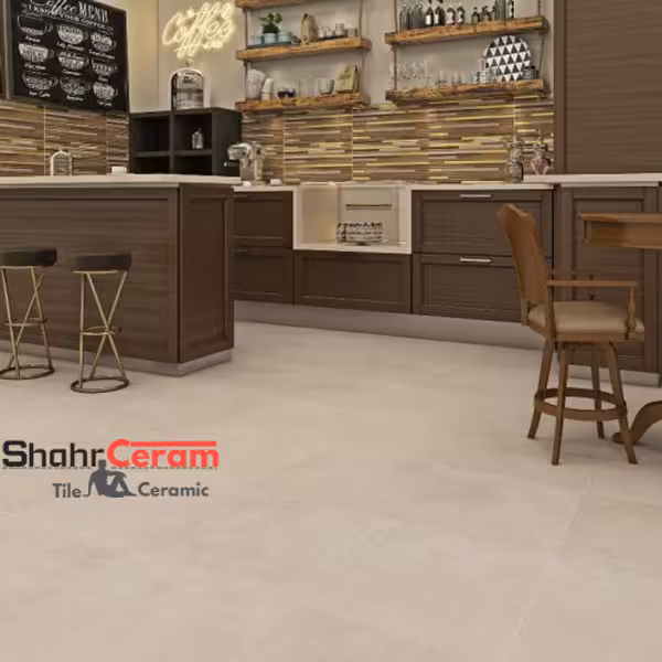 سرامیک پرسلان لیون کرم 79*79 ایفا سرام