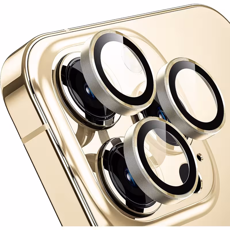 گلس لنز رینگی طلایی آیفون 12PROMAX