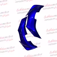 قاب (کاور فلاپ) بغل چراغ آبی کاربنی طرح آیروکس اتاق جدید(جفتی) نیو فیس