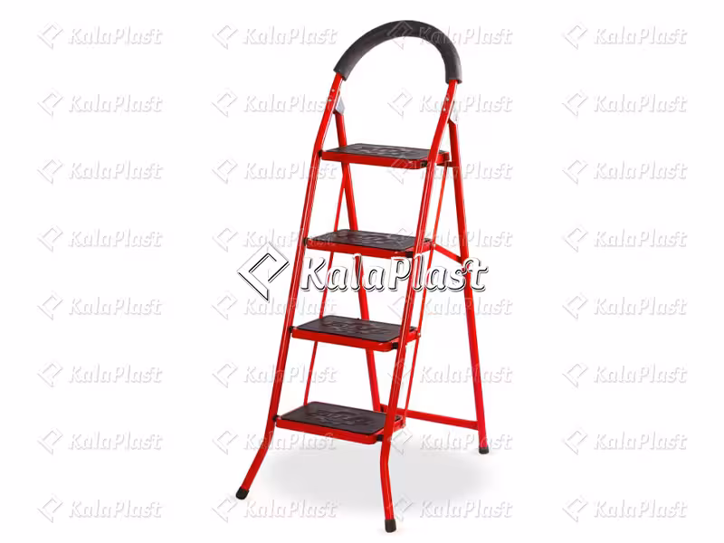 نردبان تاشو فلزی 4 پله