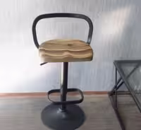 صندلی اپنی جکدار کف چوب