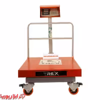 باسکول 800 کیلویی کمری چرخدار بدنه تیرکس 70*70