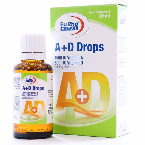 قطره آ د یوروویتال 30 میلی لیتری