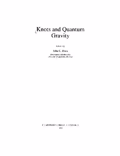 خرید و دانلود نسخه کامل کتاب Knots and quantum gravity