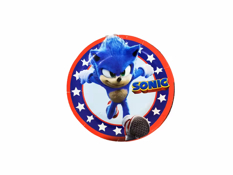 بشقاب گرد سونیک 10 عددی
