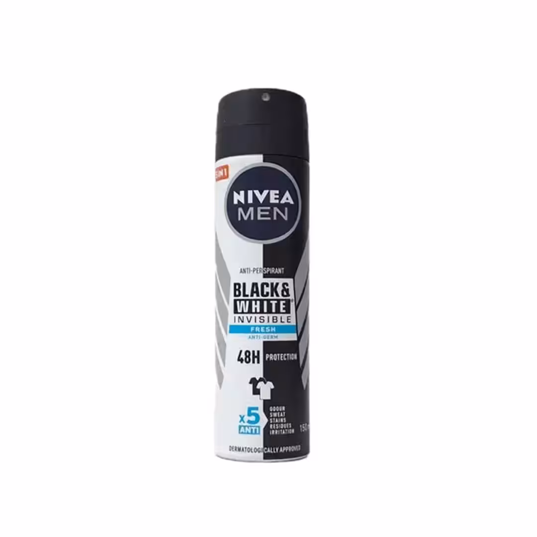 اسپری بدن نیوا مدل بلک اند وایت NIVEA Black & White حجم 150 میل