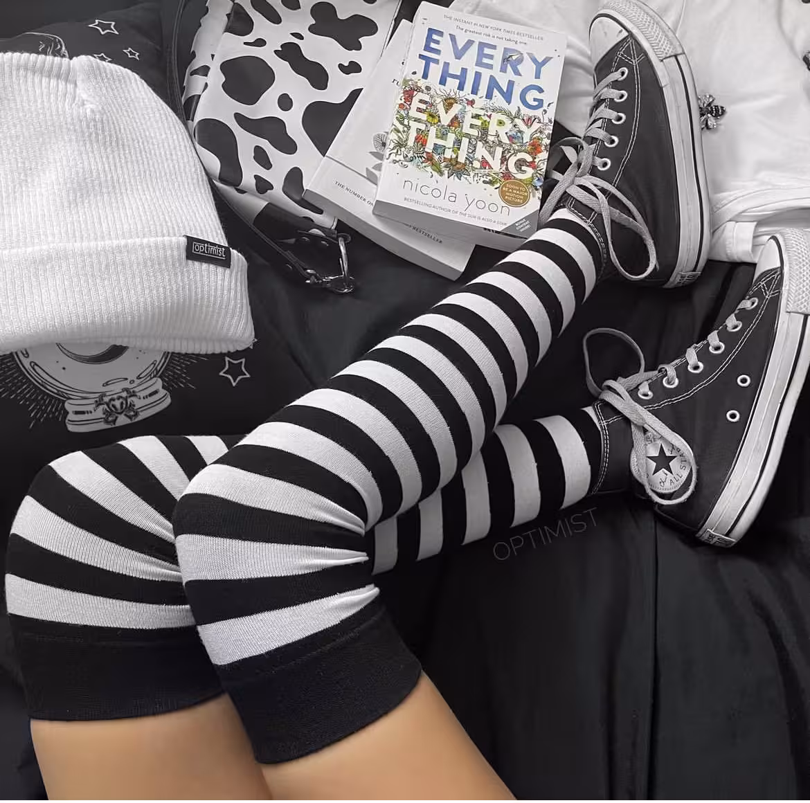 جوراب بالا زانو راه راه