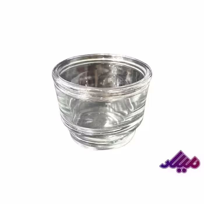 شیشه پیاله ساده پایه دار قطر 7 ارتفاع 5.5 سانت
