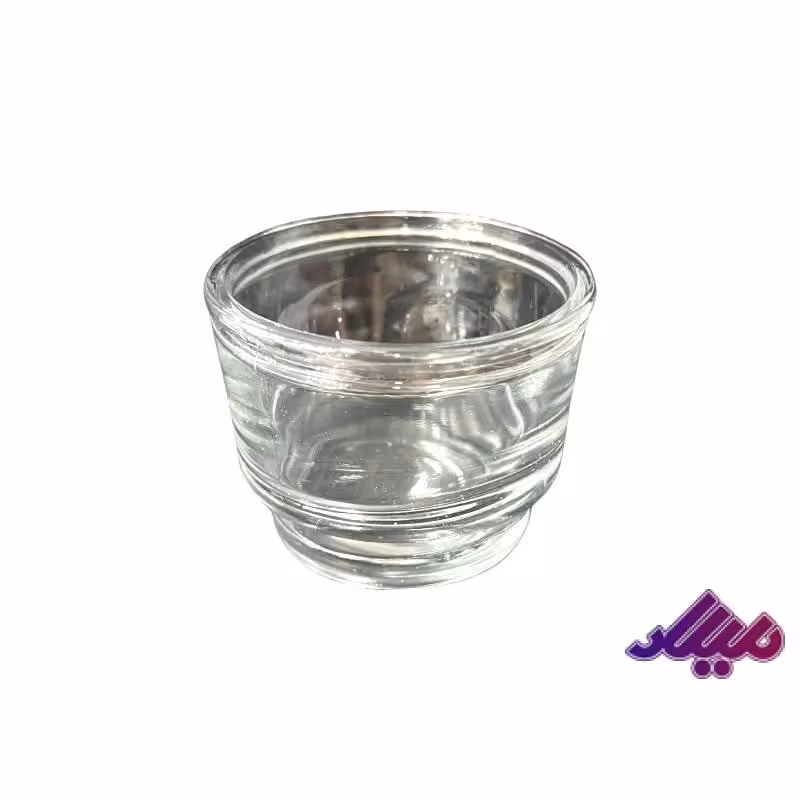 شیشه پیاله ساده پایه دار قطر 7 ارتفاع 5.5 سانت