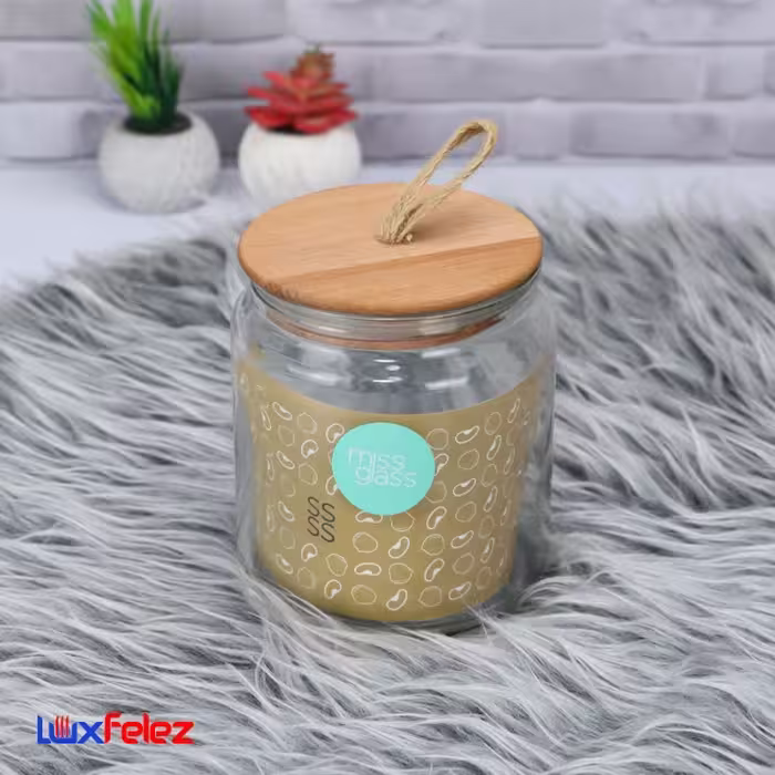 بانکه میس گلس درب چوب بزرگ