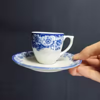 ست 12 پارچه قهوه خوری چینی توس مدل گل پاروس بسته 6 6 عددی با ارسال رایگان