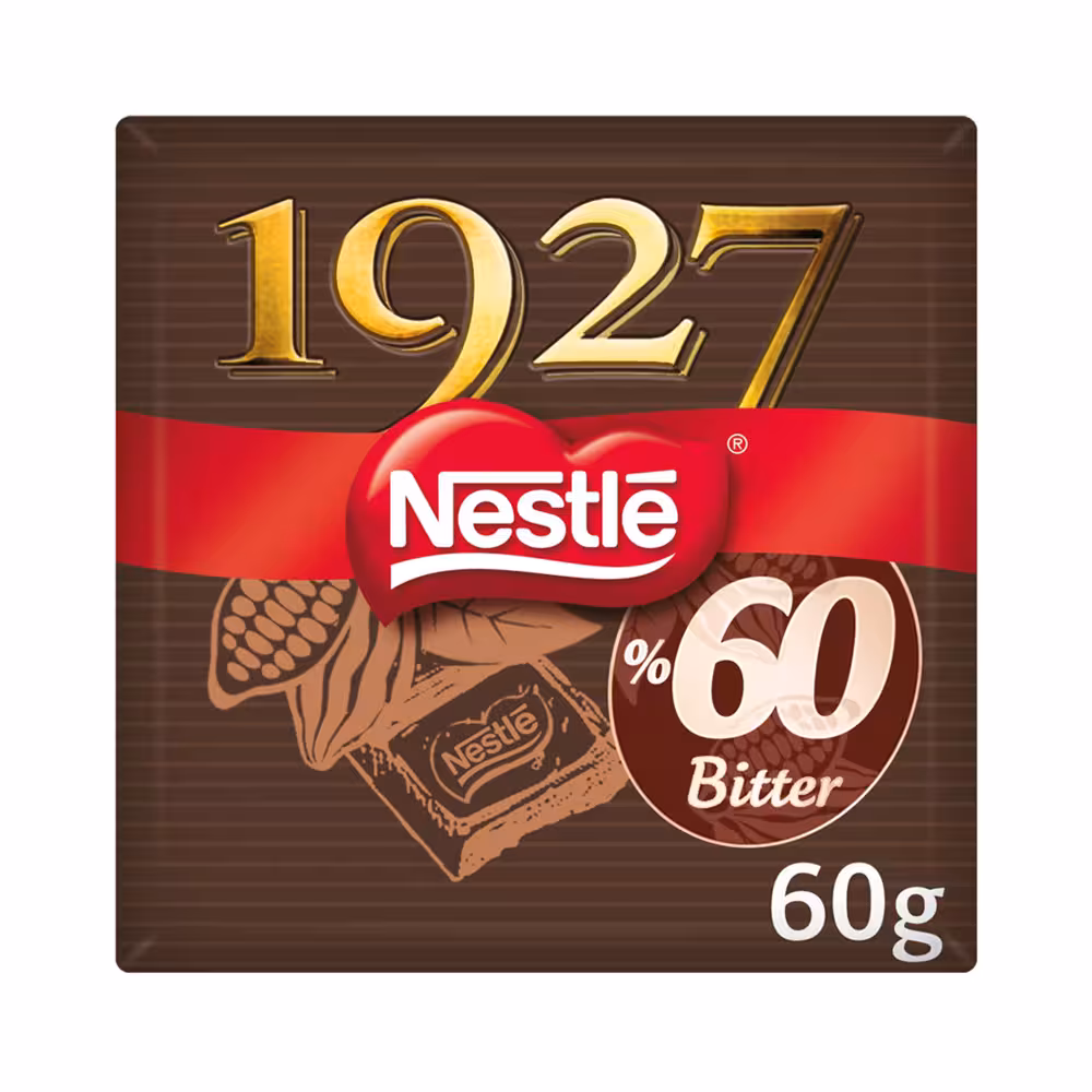 شکلات تخته ای تلخ نستله سری 1927 بسته 6 عددی