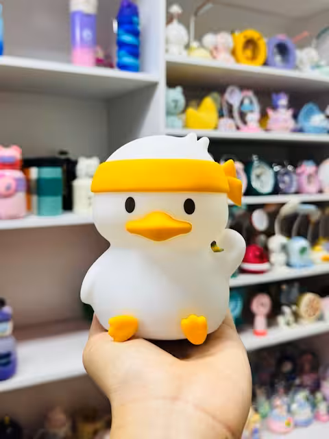 چراغ خواب سیلیکونی طرح اردک 2