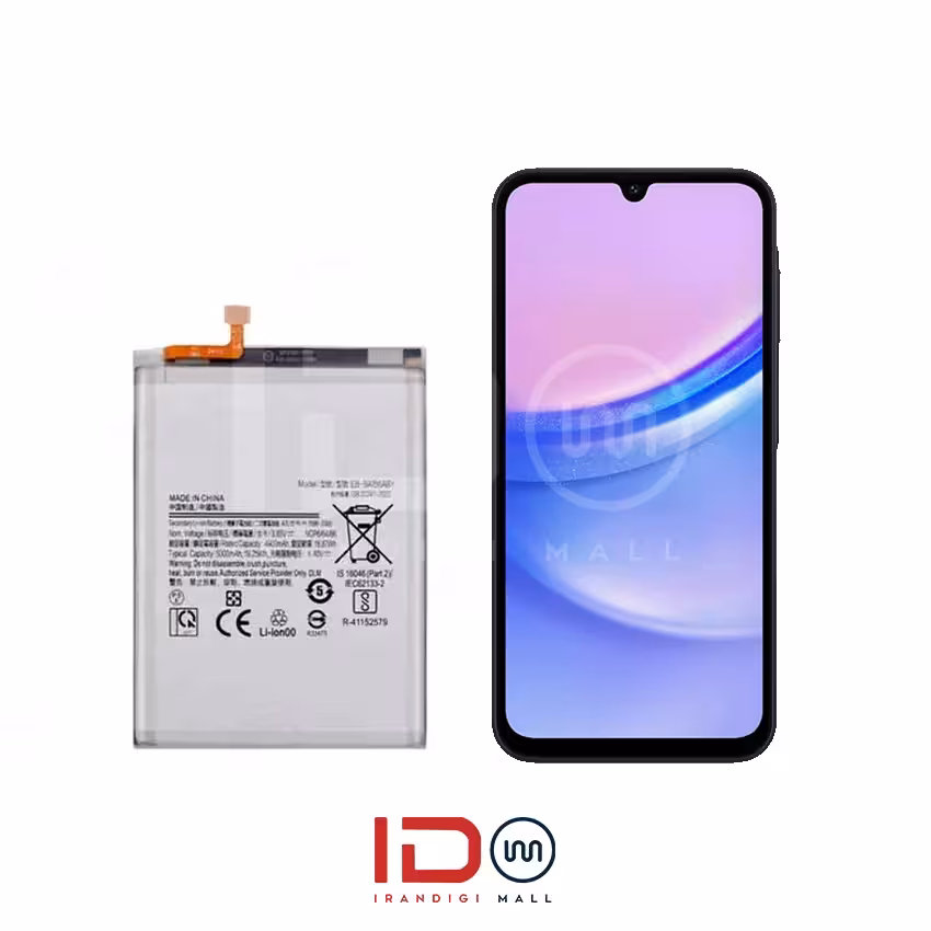 باتری اورجینال گوشی سامسونگ مدل Samsung A15 با یک سال گارانتی بی قید و شرط