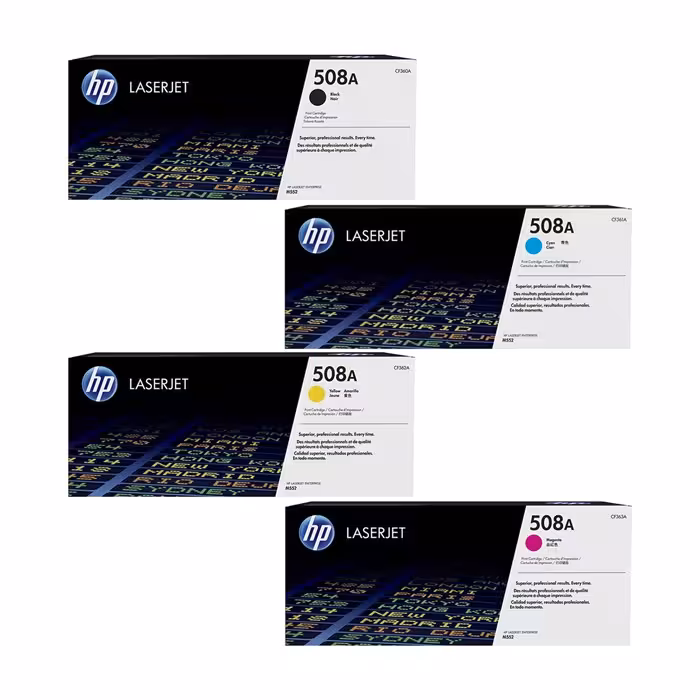 تونر کارتریج لیزری رنگی اچ پی 508A