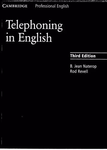 خرید و دانلود نسخه کامل کتاب Telephoning in English, Third edition