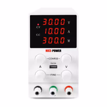 منبع تغذیه 30 ولت 10 آمپر نایس پاور مدل SPS3010