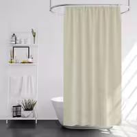 پرده حمام پیسو مدل BZ-66 سایز 180×200 سانتی متر | کرم | گارانتی اصالت و سلامت فیزیکی کالا