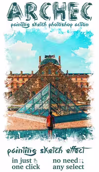 دانلود Archec – Painting Sketch Photoshop Action