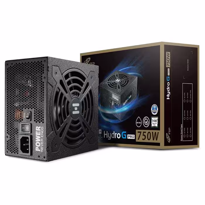 پاور 750 وات هیدرو جی پرو طلایی اف اس پی