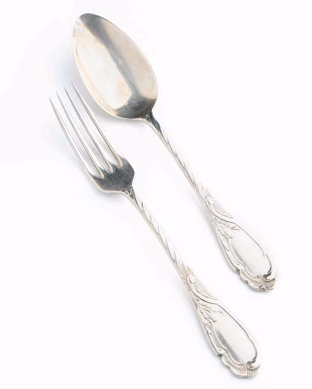 ست قاشق و چنگال قدیمی