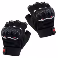 دستکش دوچرخه سواری نیمه انگشتی مدل محافظ دار کد 1649 سایز L