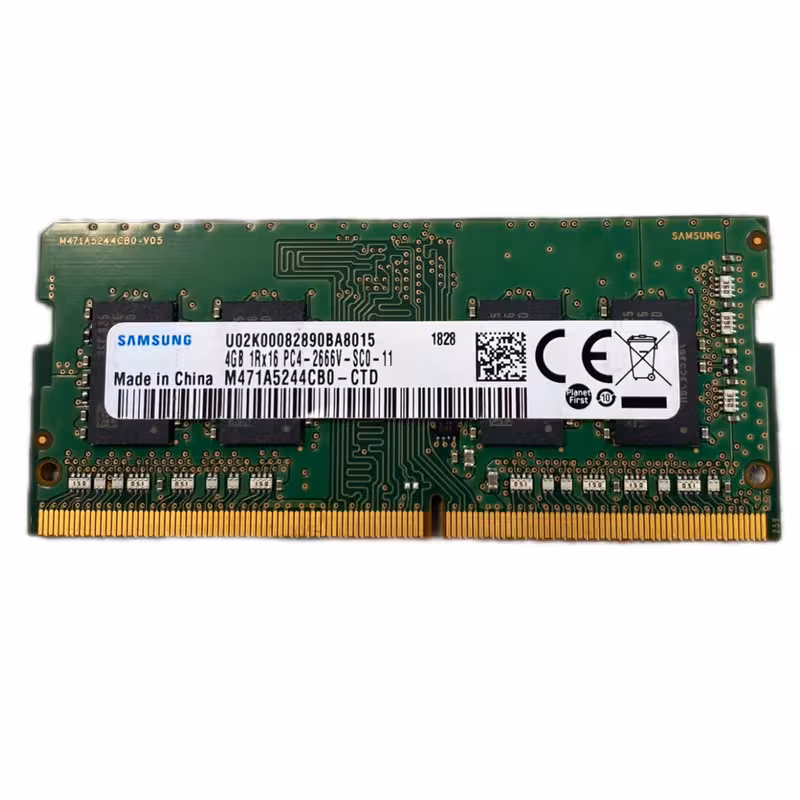 رم لپ تاپ DDR4 دو کاناله 2666 مگاهرتز سامسونگ مدل 2666 ظرفیت 4 گیگابایت | کالا مکس