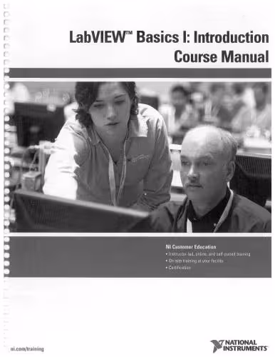 خرید و دانلود نسخه کامل کتاب Introduction (LabVIEW 8.5 Course Manual)