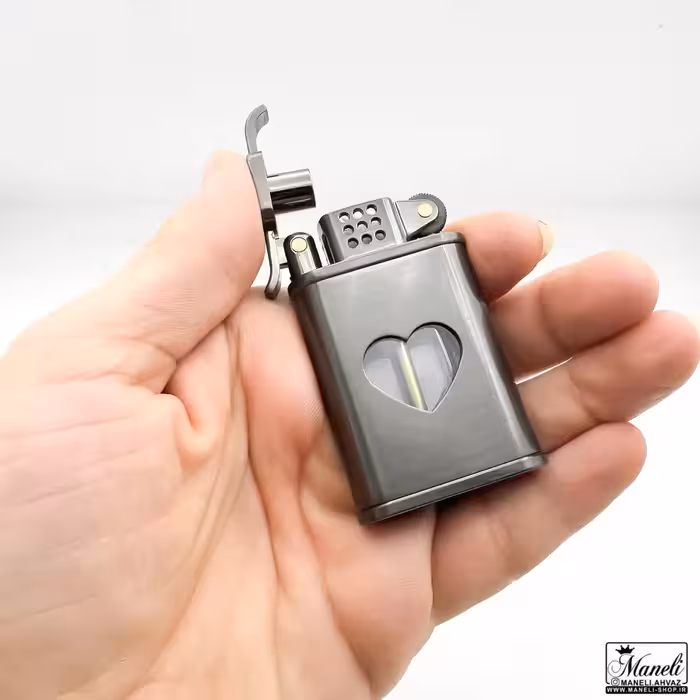 فندک بنزینی مخزن دار با طرح قلب 14030916